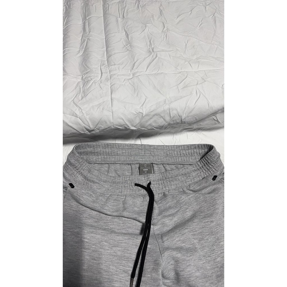 Balance Collection Mens Gray Athletic Shorts Drawstring Casual Activewear Size M